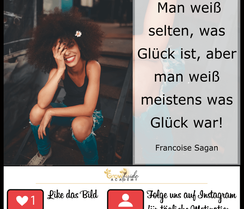 Man weiß selten was Glück ist…