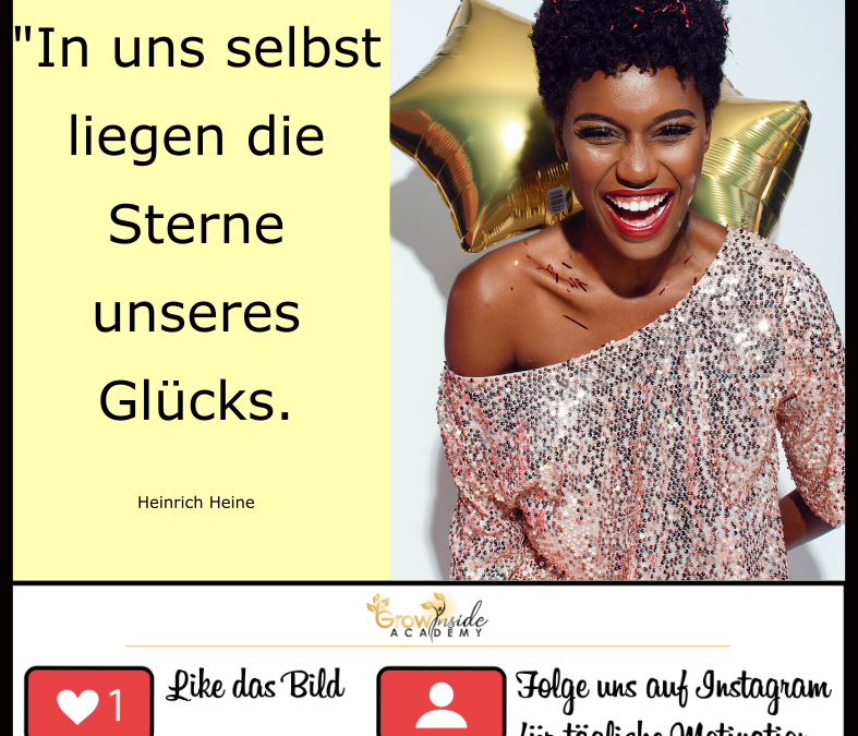 Wir haben alles in uns, was wir zum glücklich sein brauchen