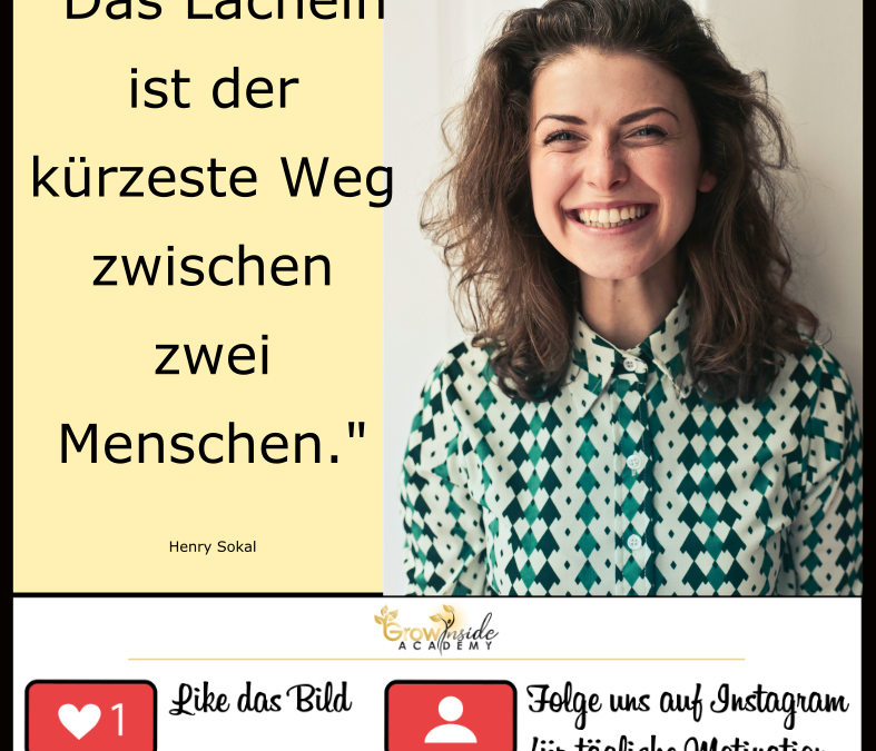 Ein Lächeln ist oft der kürzeste Weg